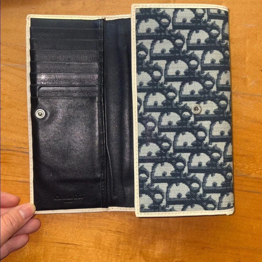 Dior Trotter Blue Wallet